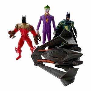 DC Comics Batman The Joker Figures + Batman v Superman Batwing Bundle
